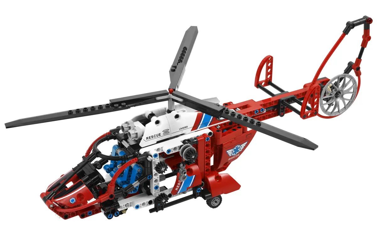 LEGO Technic 8068 Rescue Helicopter set, image 3