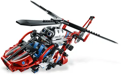 LEGO Technic 8068 Rescue Helicopter set, image 5