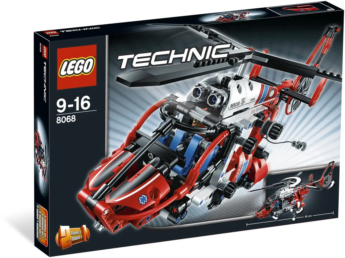 LEGO Technic 8068 Rescue Helicopter set, image 9