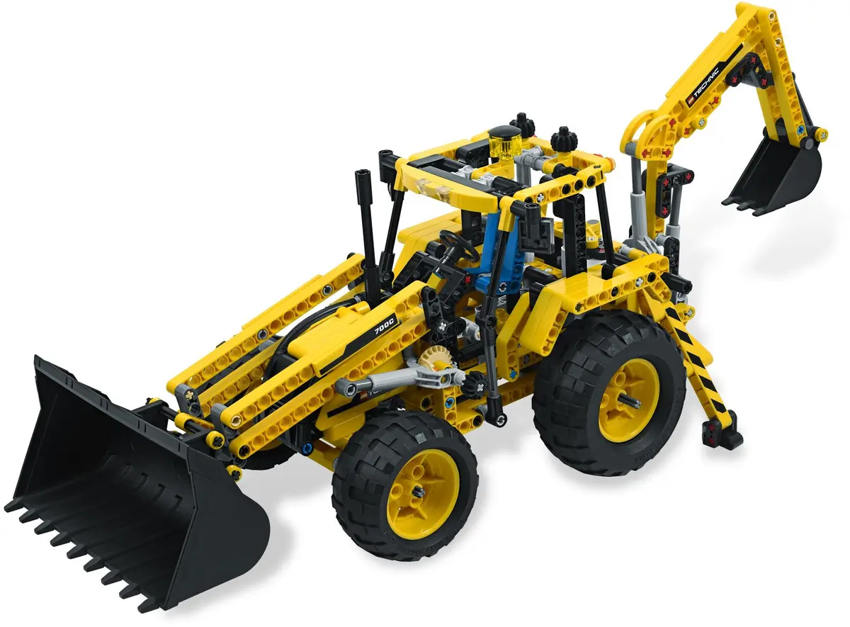 LEGO Technic 8069 Backhoe Loader set, image 10