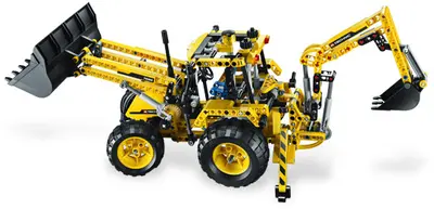 LEGO Technic 8069 Backhoe Loader set, image 7