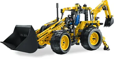 LEGO Technic 8069 Backhoe Loader set, image 5