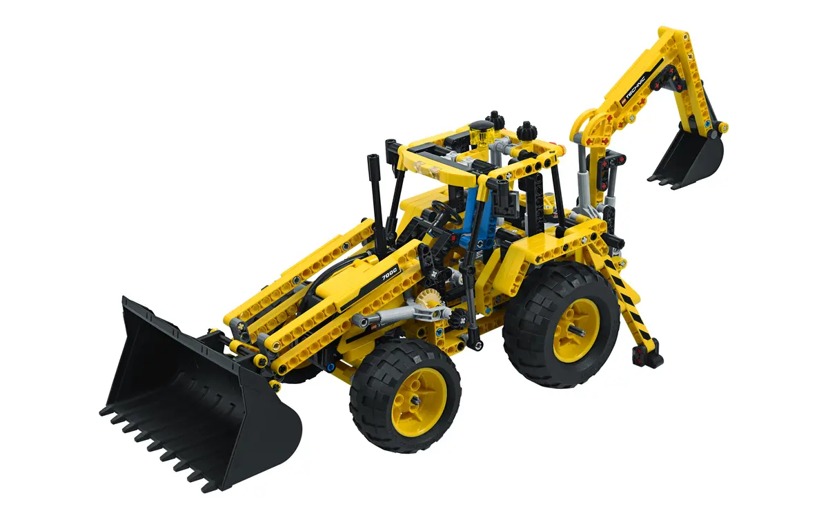 LEGO Technic 8069 Backhoe Loader set, image 3