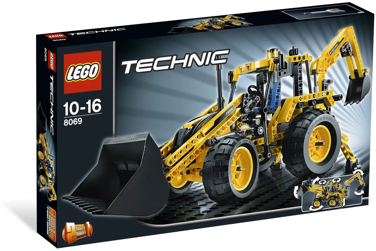 LEGO Technic 8069 Backhoe Loader set, image 9