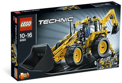 LEGO Technic 8069 Backhoe Loader set, image 4