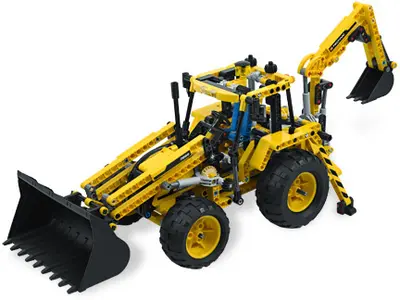 LEGO Technic 8069 Backhoe Loader set, image 2