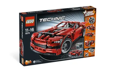 LEGO Technic 8070 Super Car set, image 4