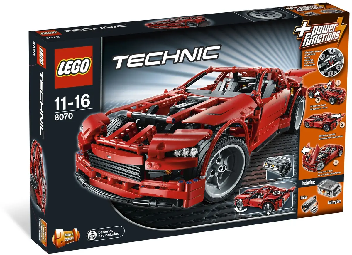 LEGO Technic 8070 Super Car set, image 11