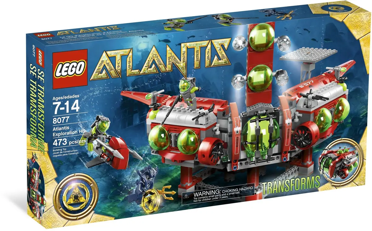 LEGO Atlantis 8077 Atlantis Exploration HQ set, image 9