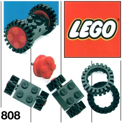 LEGO Basic 808 Wheels and Tyres set