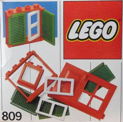 LEGO Basic 809 Doors and Windows set