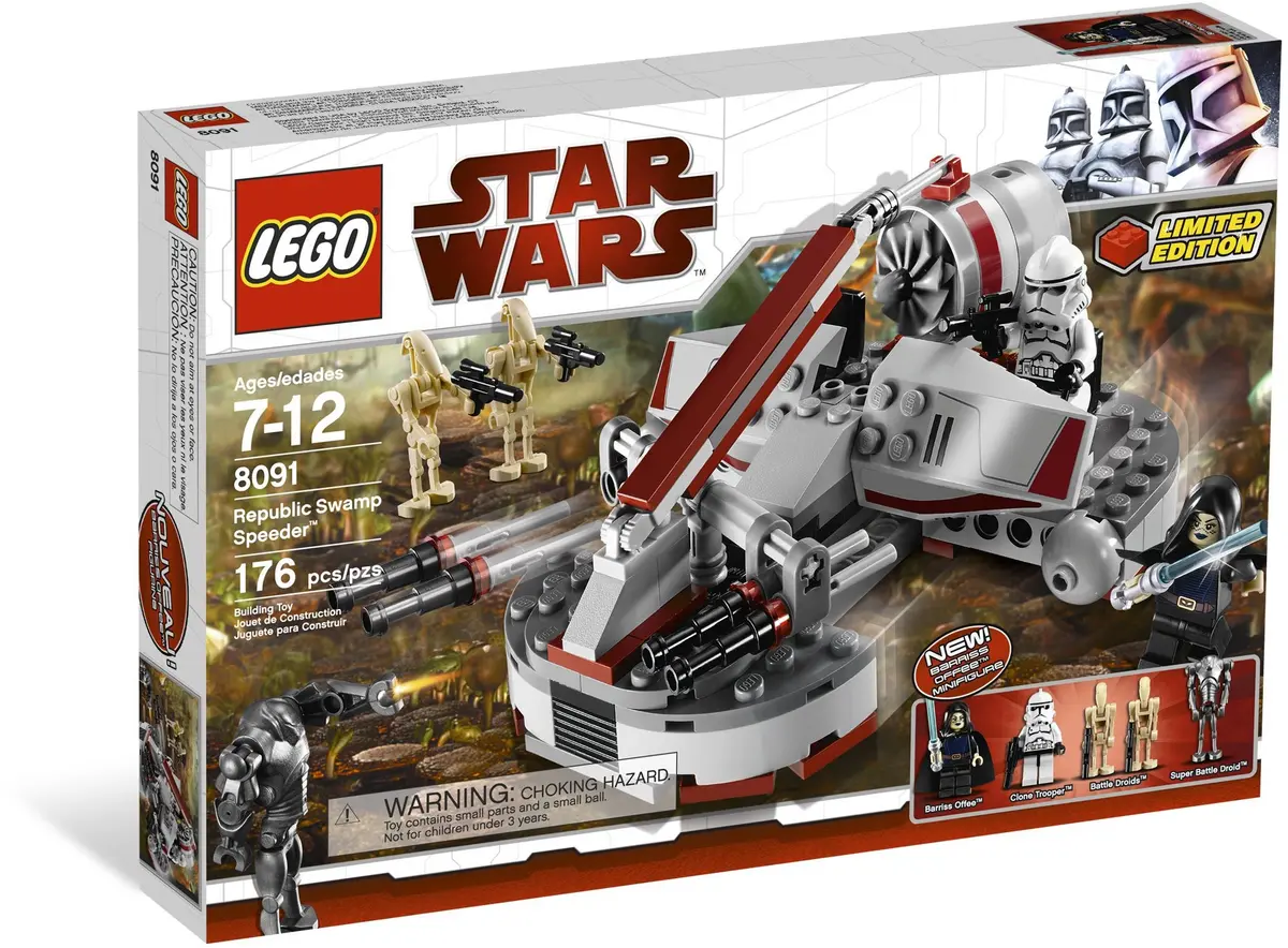 LEGO Star Wars 8091 Republic Swamp Speeder set, image 8
