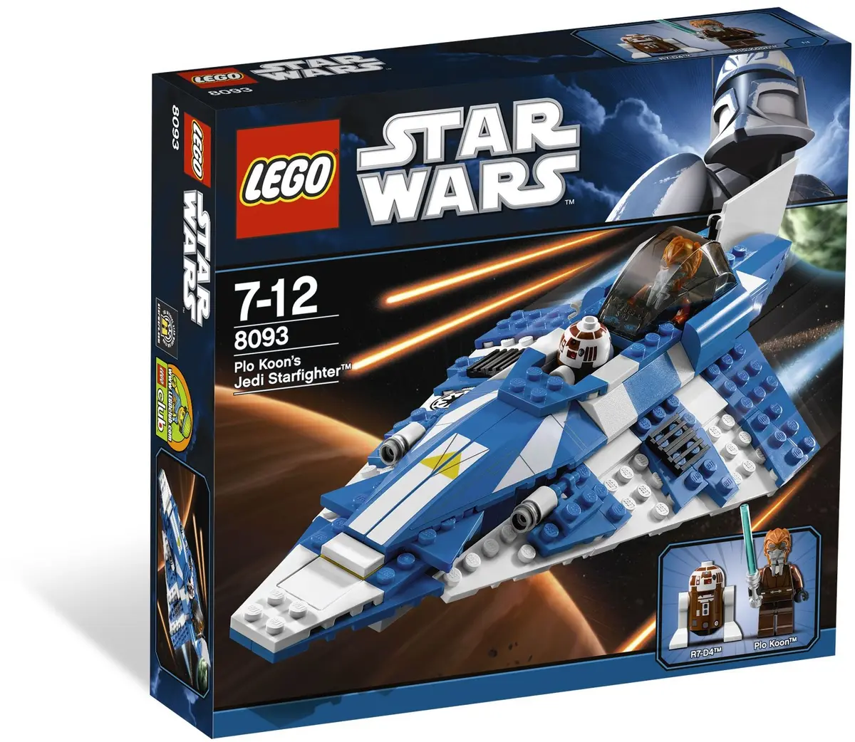 LEGO Star Wars 8093 Plo Koon's Jedi Starfighter set, image 8