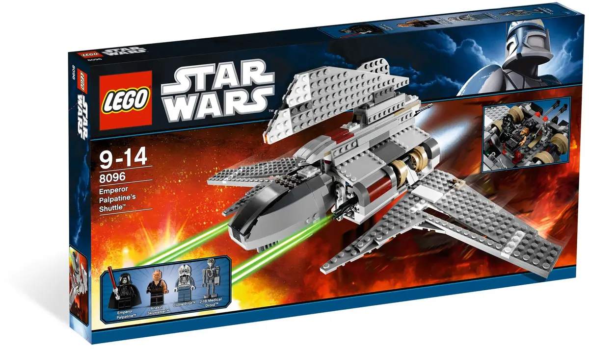 LEGO Star Wars 8096 Emperor Palpatine's Shuttle set, image 9