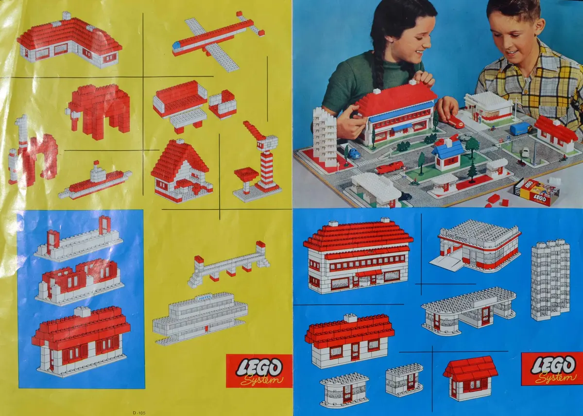 LEGO System 810 Town Plan - Continental European set, image 2