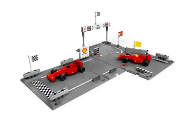 LEGO Racers 8123 Ferrari F1 Racers set, image 2