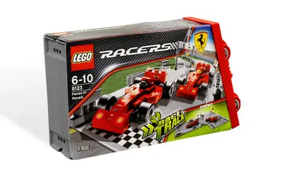 LEGO Racers 8123 Ferrari F1 Racers set, image 4
