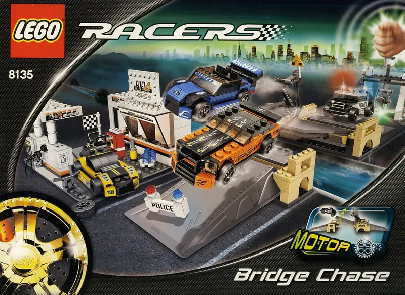 LEGO Racers 8135 Bridge Chase set
