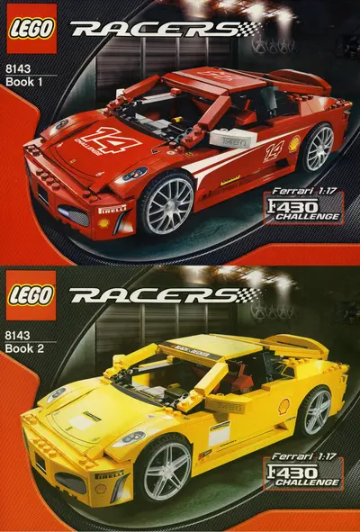 LEGO Racers 8143 Ferrari F430 Challenge 1:17 set