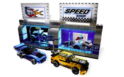 LEGO Racers 8154 Brick Street Customs set, image 6