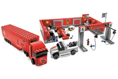 LEGO Racers 8155 Ferrari F1 Pit set, image 2