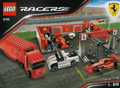 LEGO Racers 8155 Ferrari F1 Pit set