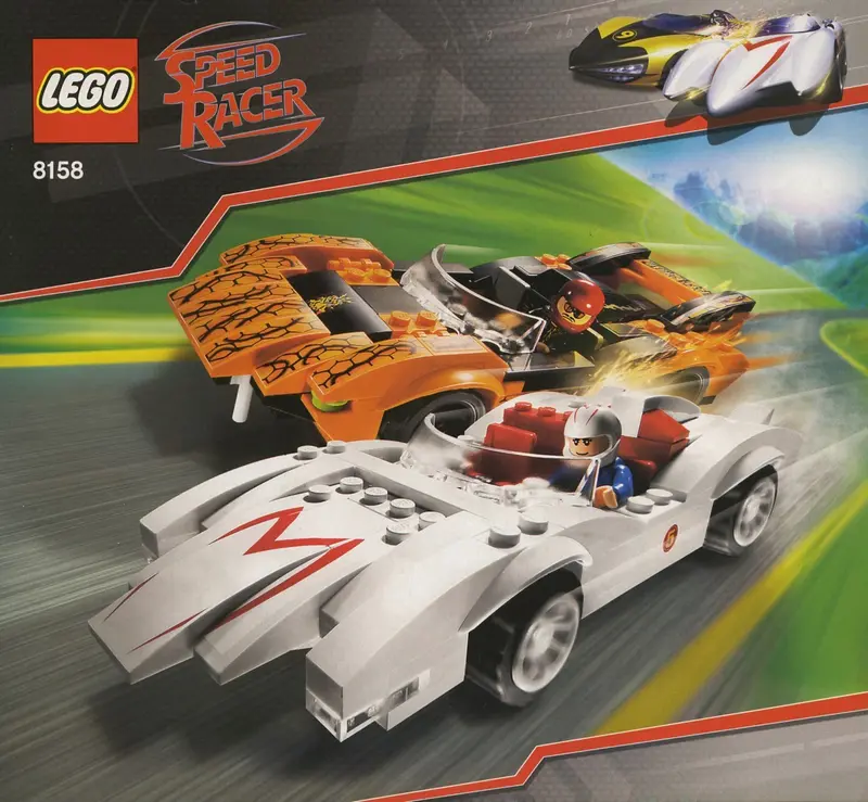 LEGO Speed Racer 8158 Speed Racer & Snake Oiler set