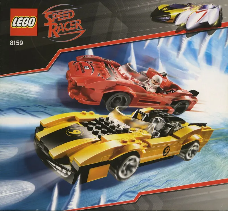LEGO Speed Racer 8159 Racer X & Taejo Togokhan set