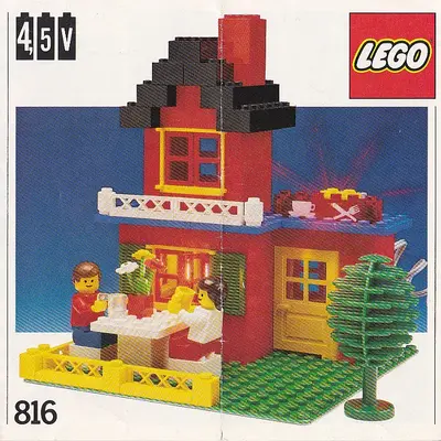 LEGO Basic 816 Lighting Bricks, 4.5V set
