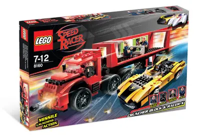 LEGO Speed Racer 8160 Cruncher Block & Racer X set, image 3