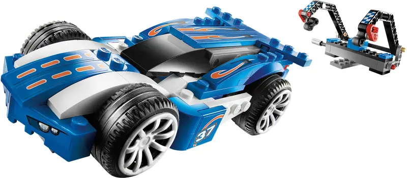 LEGO Racers 8163 Blue Sprinter set