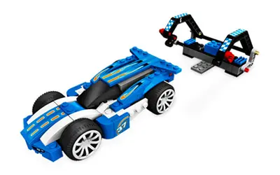 LEGO Racers 8163 Blue Sprinter set, image 2