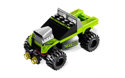 LEGO Racers 8192 Lime Racer set, image 2