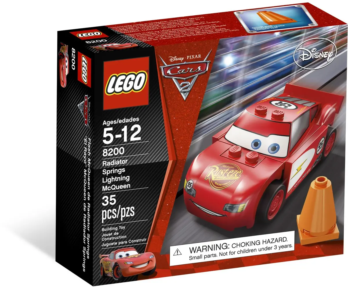 LEGO Cars 8200 Radiator Springs Lightning McQueen set, image 6