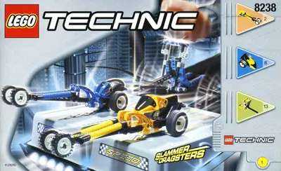 LEGO Technic 8238 Dueling Dragsters set