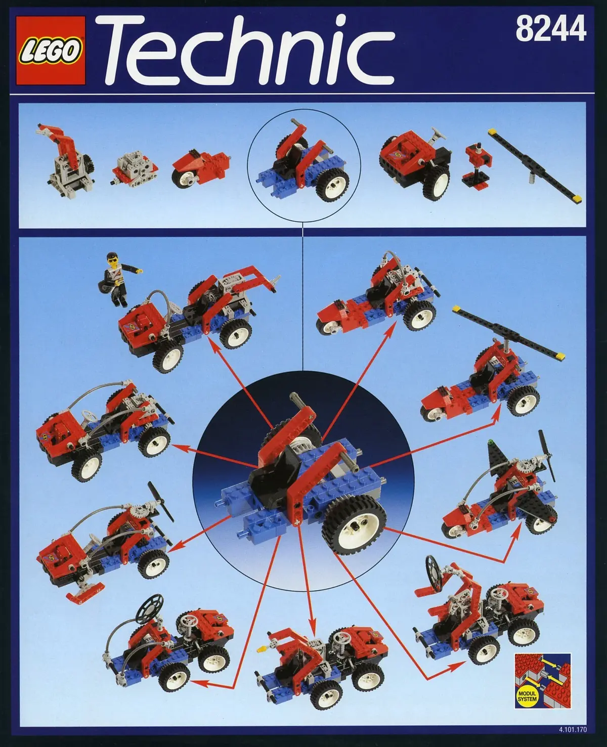 LEGO Technic 8244 Convertables set