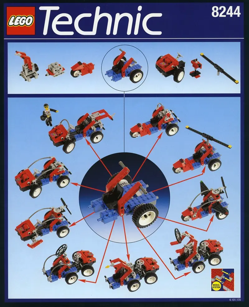 LEGO Technic 8244 Convertables set