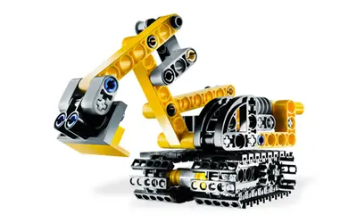 LEGO Technic 8259 Mini Bulldozer set, image 6