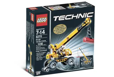 LEGO Technic 8270 Rough Terrain Crane set, image 3