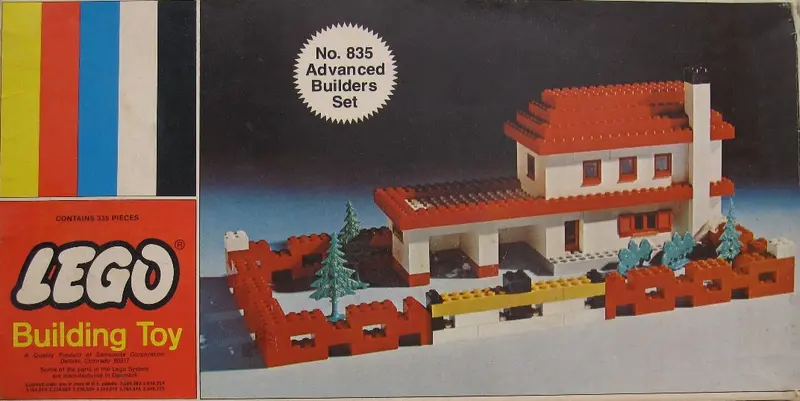 LEGO Samsonite 835 Advanced Builders Set set