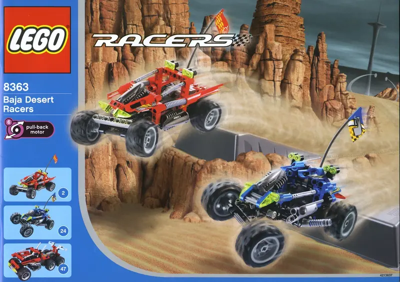 LEGO Racers 8363 Baja Desert Racers set