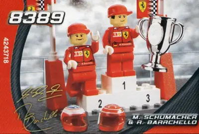 LEGO Racers 8389 M. Schumacher and R. Barrichello set