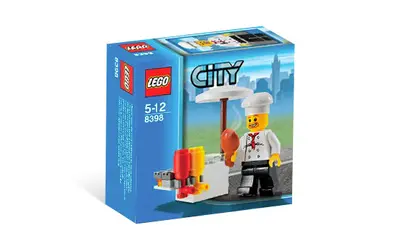 LEGO City 8398 BBQ Stand set, image 4