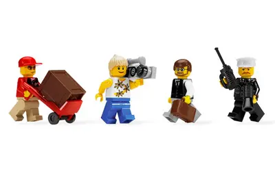 LEGO City 8401 City Minifigure Collection set, image 7