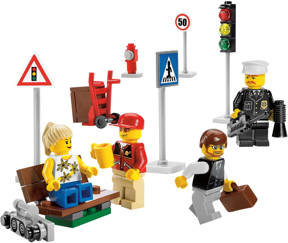 LEGO City 8401 City Minifigure Collection set