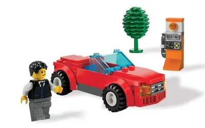 LEGO City 8402 Sports Car set, image 2