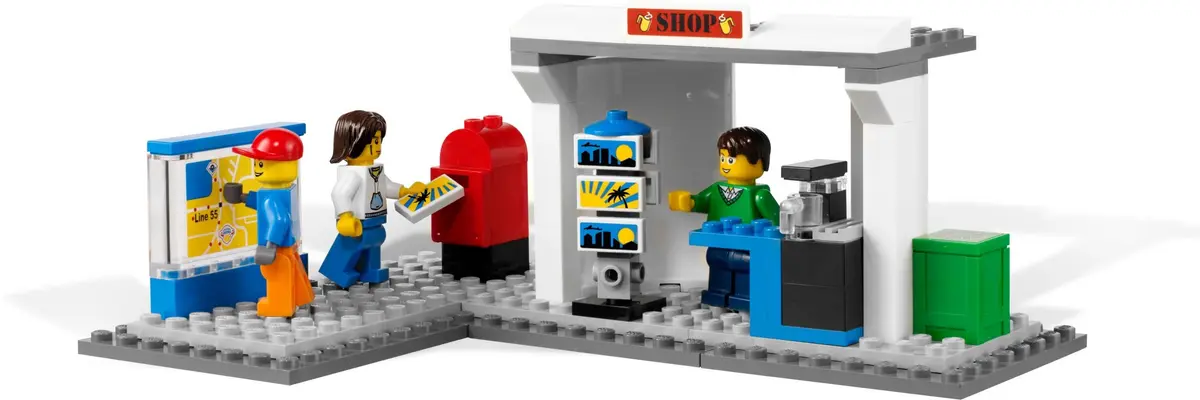 LEGO City 8404 Public Transport Station set, image 14