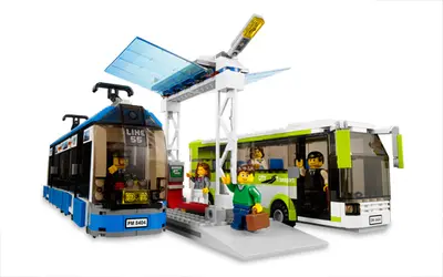 LEGO City 8404 Public Transport Station set, image 5