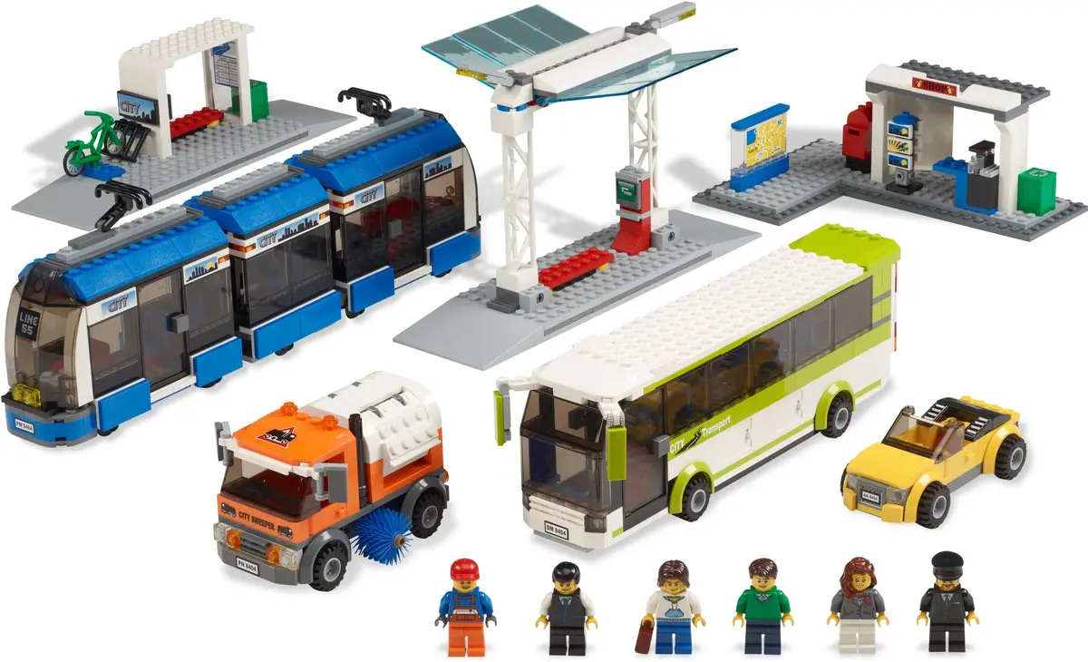 LEGO City 8404 Public Transport Station set
