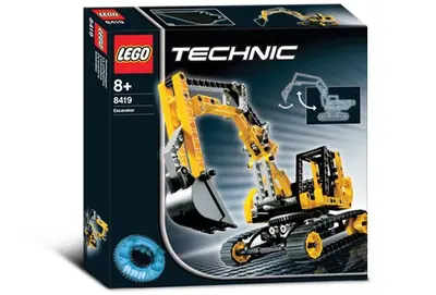 LEGO Technic 8419 Excavator set, image 4